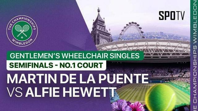 Martin De La Puente vs Alfie Hewett - Full Match | Wimbledon 2025