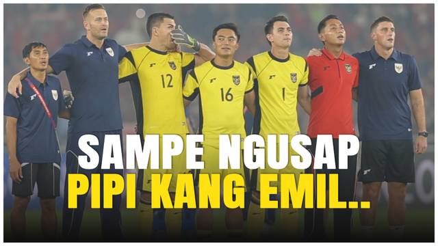 Momen Khidmat Emil Audero dan Kiper Timnas Indonesia Menyanyikan Lagu Tanah Air