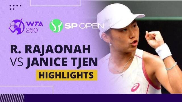 Final : Rakotomanga Rajaonah vs Janice Tjen - Highlight | WTA 250: SP Open 2025