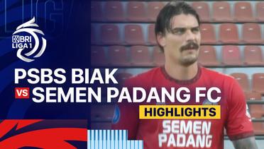 PSBS Biak vs Semen Padang FC - Highlights | BRI Liga 1 2024/25