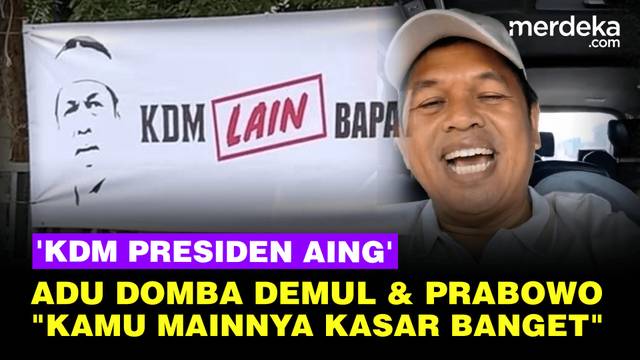 Demul Merasa Diadu Domba Heboh 'KDM Presiden Aing': Kamu Cara Mainnya Kasar Banget!