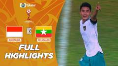 Full Highlights - Indonesia VS Myanmar | Piala AFF U-19 2022