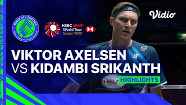 Men’s Single: Viktor Axelsen (DEN) vs Kidambi Srikanth (IND) | YONEX All England - Highlights | Yonex All England Open Badminton Championships