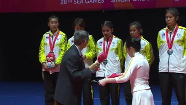 Victory Ceremony Table Tennis Womens' Team | 28th SEA Games Singapore 2015