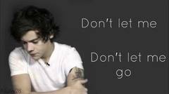 One Direction - Don't Let Me Go Lyrics