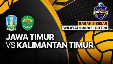 Full Match | Putra: Jawa Timur vs Kalimantan Timur | Piala Kapolri 2023