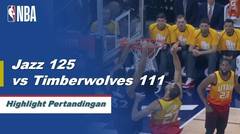 NBA | Cuplikan Hasil Pertandingan - Jazz 125 vs Timberwolves 111