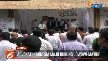 Advokat Indonesia Maju Deklarasi Dukung Paslon Jokowi-Ma'ruf - Liputan 6 Pagi