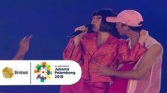 Tampil Beda, BCL Berhasil Bikin Closing Asian Games Bernyanyi Bersama di Closing Asian Games 2018