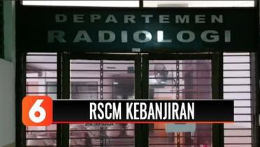 Diguyur Hujan Deras, Ruang Radiologi dan Selasar RSCM Tergenang Air