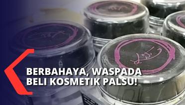 Bisnis dari 2019 & Raih Omzet Rp 500 Juta Per Bulan, Pabrik Kosmetik Palsu KLT Dibongkar Polisi!