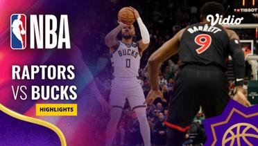 Toronto Raptors vs Milwaukee Bucks - Highlights | NBA Regular Season 2023/24