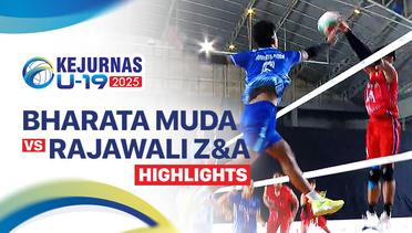 Putra: Bharata Muda vs Rajawali Z&A Jakarta - Highlight | Kejurnas Bola Voli Antarklub U-19 2025