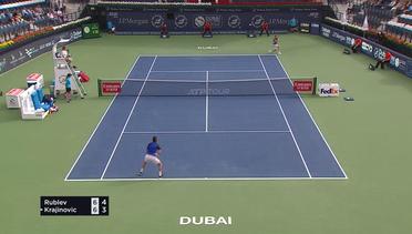 Match Highlight | Andrey Rublev 2 vs 0 FIlip Krajinovic | ATP Dubai Tennis Championships 2020