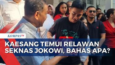 Bersama Giring Ganesha, Ketum PSI Kaesang Pangarep Temui Relawan Seknas Jokowi di Jakarta!
