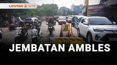 Jembatan Cileungsi 2 Ambles, Akses ke Jakarta Macet Panjang | Liputan 6