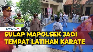 Ajari Karate di Polsek Sukolilo, Kompol M Soleh Cetak Atlet Berprestasi