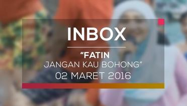 Fatin - Jangan Kau Bohong (Live on Inbox 02/03/16)