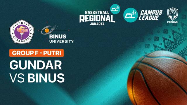Universitas Gunadarma vs Universitas Bina Nusantara (Grup F | Putri) - CL Basketball 2026 - Full Match | Campus League Basketball 2026