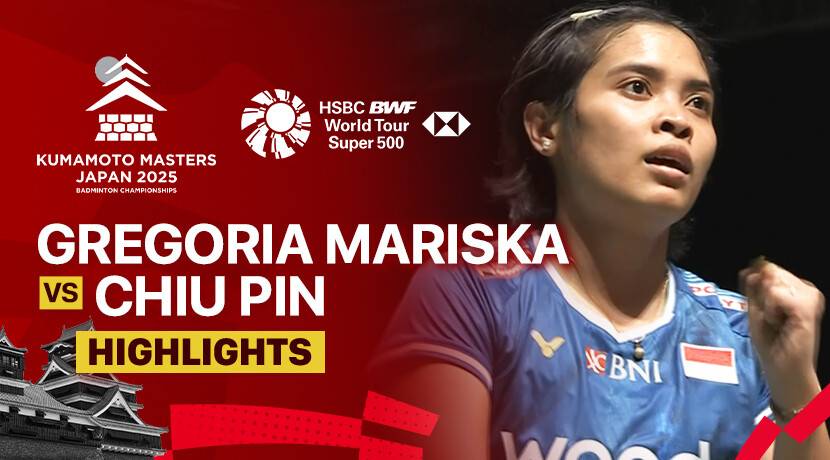 Gregoria Mariska Tunjung (INA) vs Chiu Pin-Chian (TPE) - Women's Singles Semifinals | Kumamoto Masters Japan 2025