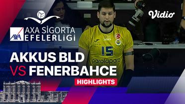 Akkus Bld. vs Fenerbahce Parolapara - Highlights | Men's Turkish Volleyball League 2023/24