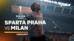 Highlight - Sparta Prague vs AC Milan I UEFA Europa League 2020/2021