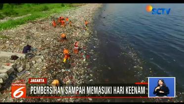 Sisa Sampah di Teluk Jakarta Dibersihkan - Liputan6 Siang