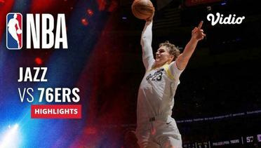Utah Jazz vs Philadelphia 76ers - Highlights | NBA Regular Season 2023/24