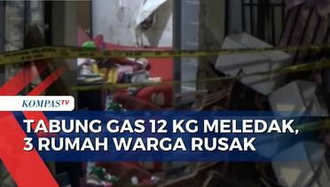 Bocor! Tabung Gas 12 Kg Meledak dan Rusak 3 Rumah Warga di Kebon Jeruk