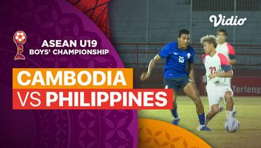 Cambodia vs Philippines - Mini Match | ASEAN U19 Boys Championship 2024