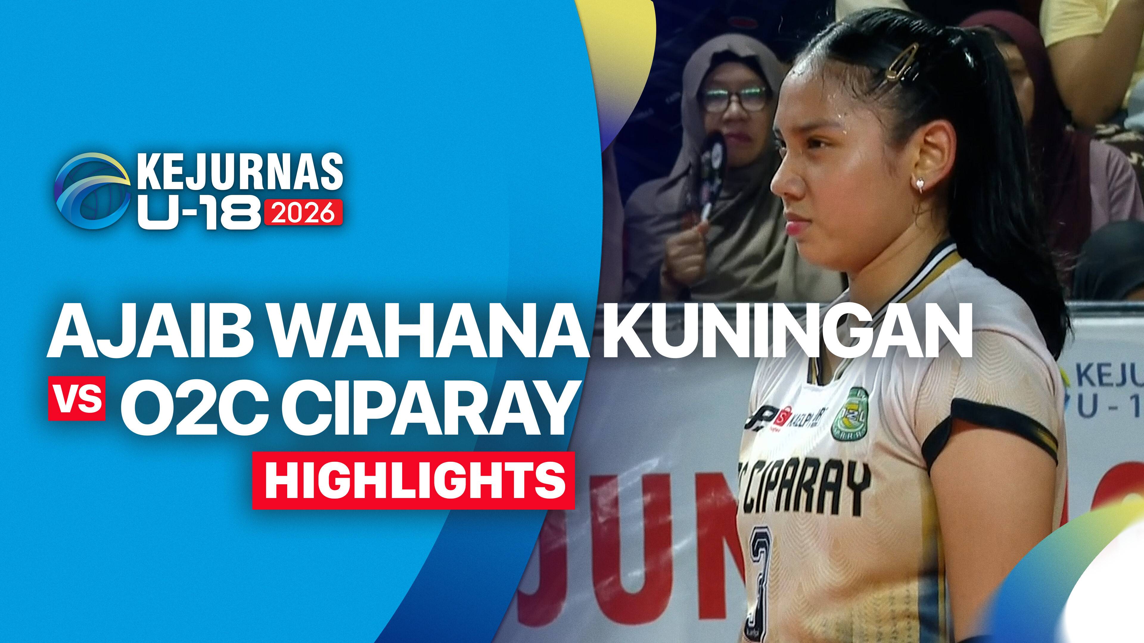 situs slot asli Final Putri: Ajaib Wahana Kuningan vs O2C Ciparay - Highlight | Kejurnas Bola Voli Antarklub U-18 2026