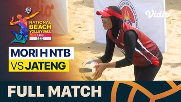Full Match | Semifinal - Putri (4x4): Mori H NTB vs Jateng | National Beach Volleyball League 2022
