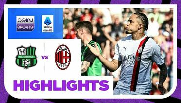 Sassuolo vs Milan - Highlights | Serie A 2023/24