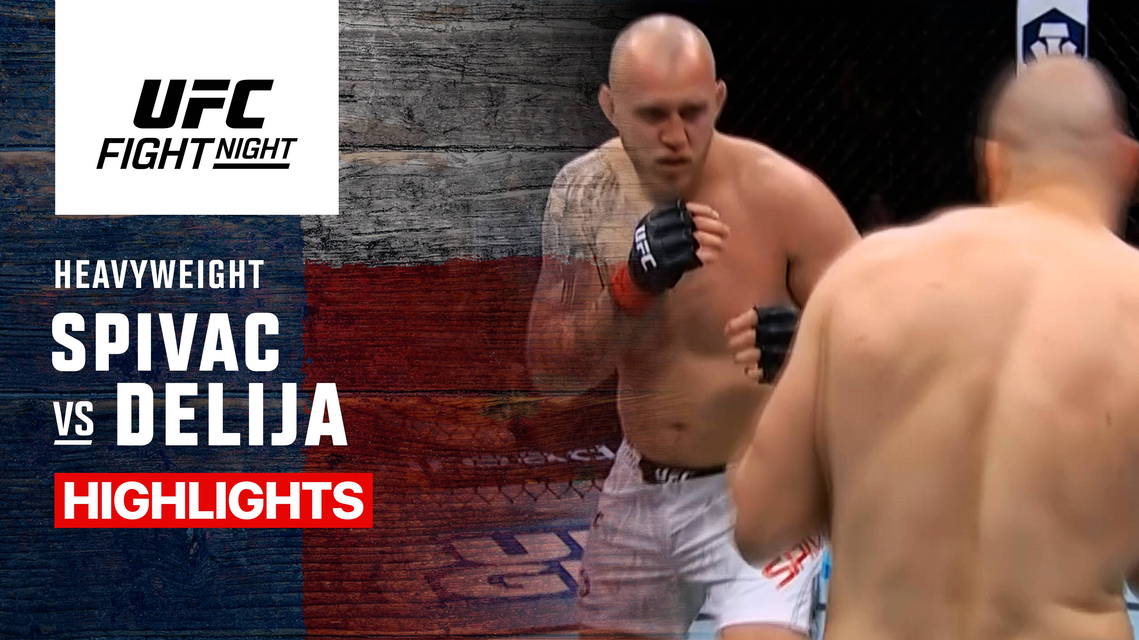 Serghei Spivac vs Ante Delija - Heavyweight | UFC Fight Night