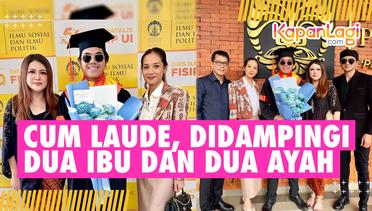 Didampingi Dua Ibu dan Dua Ayah, Salva Anak Wishnutama Wisuda di Universitas Indonesia - Cum Laude