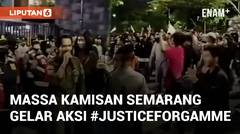 Momen Massa Kamisan Semarang Gelar Aksi #JusticeForGamme di Polda Jawa Tengah