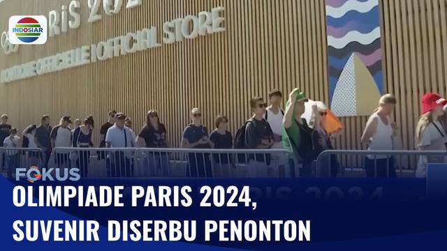 Toko Suvenir Olimpiade Paris 2024 Ramai Dikunjungi Wisatawan | Fokus