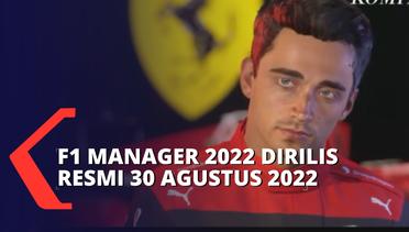 Resmi! Game F1 Manager 2022 Rilis 30 Agustus 2022