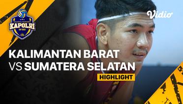 Highlights | Semifinal Putra: Kalimantan Barat vs Sumatera Selatan | Piala Kapolri 2023