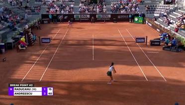 Match Highlights | Bianca Andreescu vs Emma Raducanu | WTA Internazionali BNL D'Italia 2022