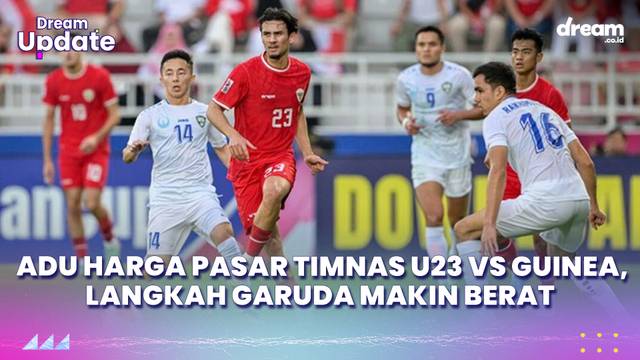 Adu Harga Pasar Timnas U23 vs Guinea, Langkah Garuda Makin Berat