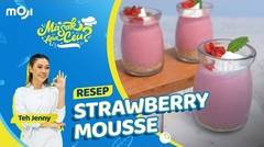 RESEP STRAWBERRY MOUSSE, ENAK MANIS DAN HALAL | MASAK APA CEU? - Moji