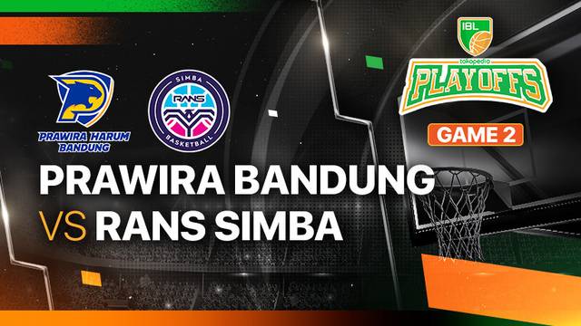 Playoffs - Game 2: Prawira Harum Bandung vs RANS Simba Bogor - Full Match | IBL Tokopedia 2024