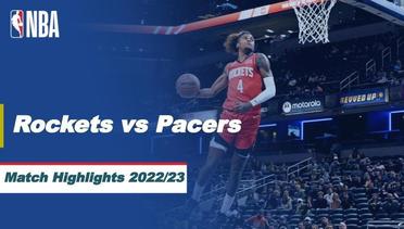 Match Highlights | Houston Rockets vs Indiana Pacers | NBA Pre-Season 2022/23