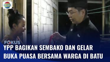 YPP SCTV-Indosiar Bagikan Paket Sembako dan Gelar Buka Puasa Bersama Warga di Wilayah Kota Batu | Fokus