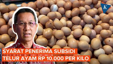 Pemprov DKI Subsidi Harga Telur Ayam Jadi Rp 10.000 Per Kilogram, Ini Syarat Penerimanya