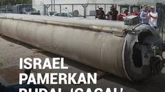 Israel Pamerkan Rudal Balistik Iran yang Berhasil Dicegat