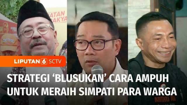 Strategi Blusukan Cagub Jakarta Merupakan Cara Jitu Guna Sapa Warga Jakarta | Liputan 6