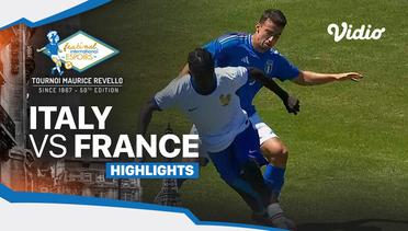 Italy vs France - Highlights | Maurice Revello Tournament