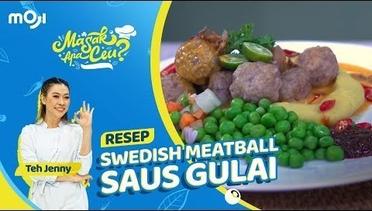 Resep SWEDISH MEATBALL SAUS GULAI, rasa enak blasteran Indonesia Swedia | MASAK APA CEU? - Moji
